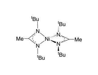 Nickel bis(N,N&#8217;-ditertialbutylacetamidinate) - CAS:940895-79-4 - BDTBA38, 14is(N,N-di-t-butylacetamidinato)nickel(II), Ni Amidinate, Ni(tBu2-amd)2, ((tBu)NC(CH3)N(tBu)2Ni